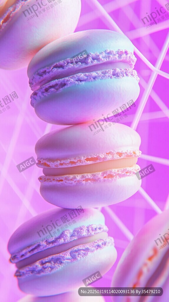 粉色马卡龙的梦幻之旅