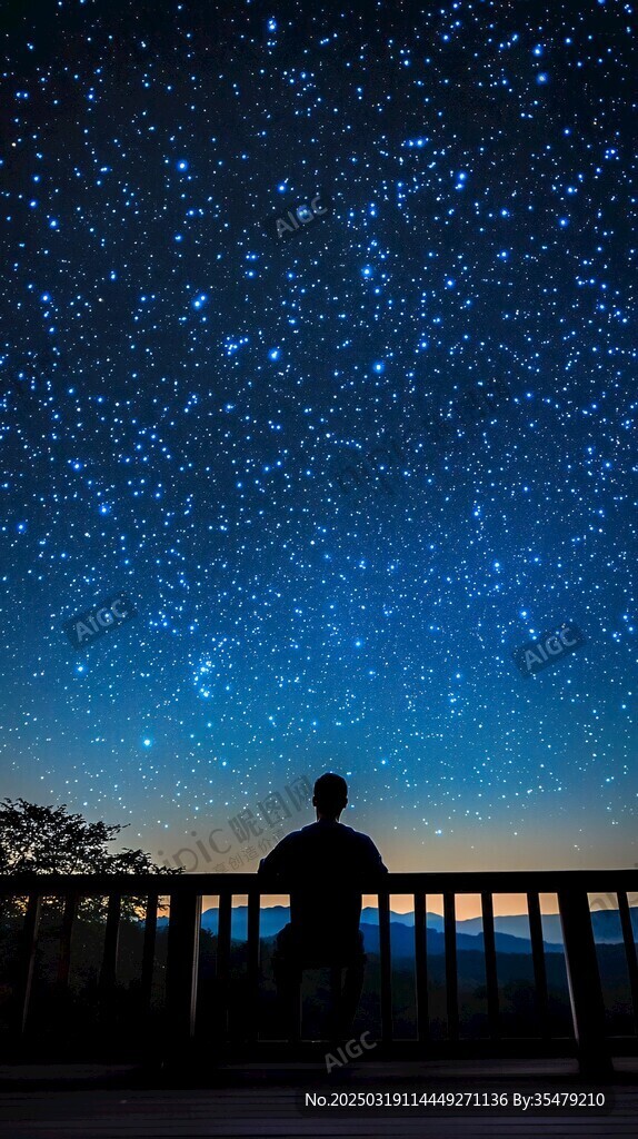 星空下的沉思