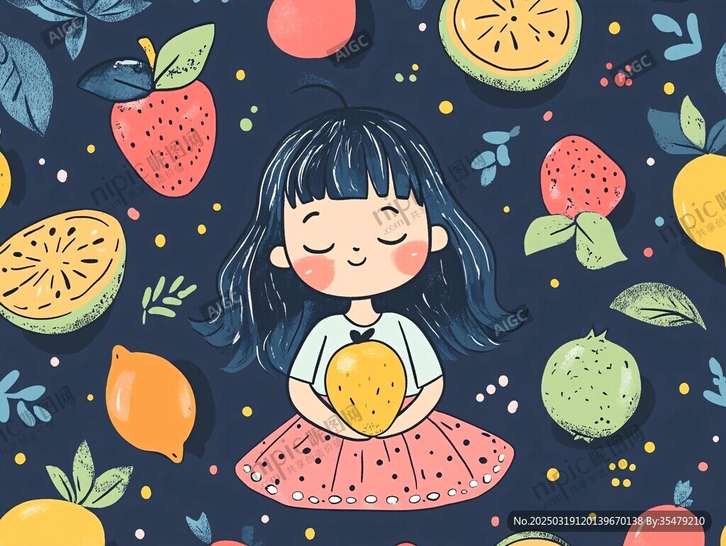 水果女孩的欢乐世界