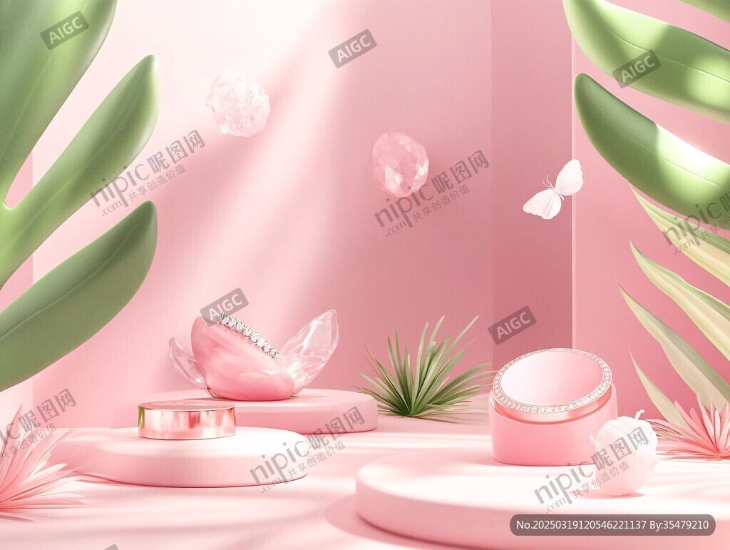粉色梦境中的美妆宝藏