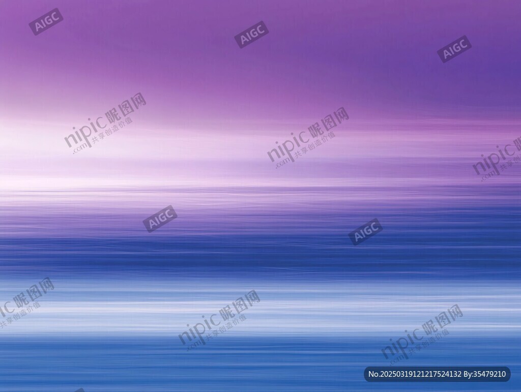 抽象海洋日落
