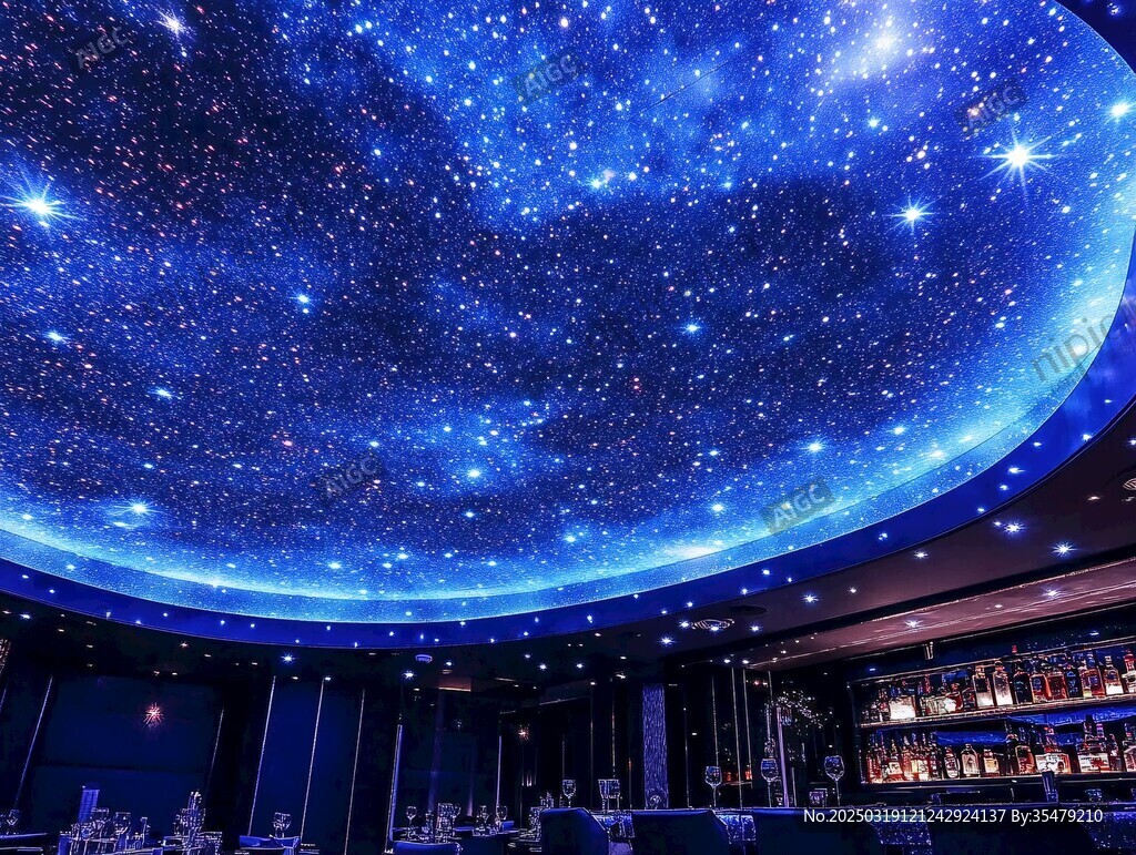 星空下的奢华餐厅