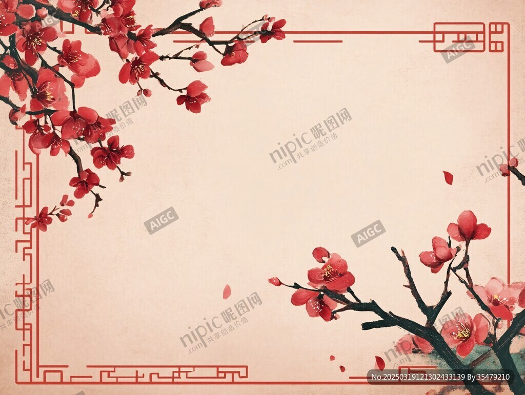春意盎然 红梅绽放