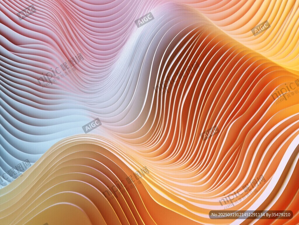 流体动力学抽象画