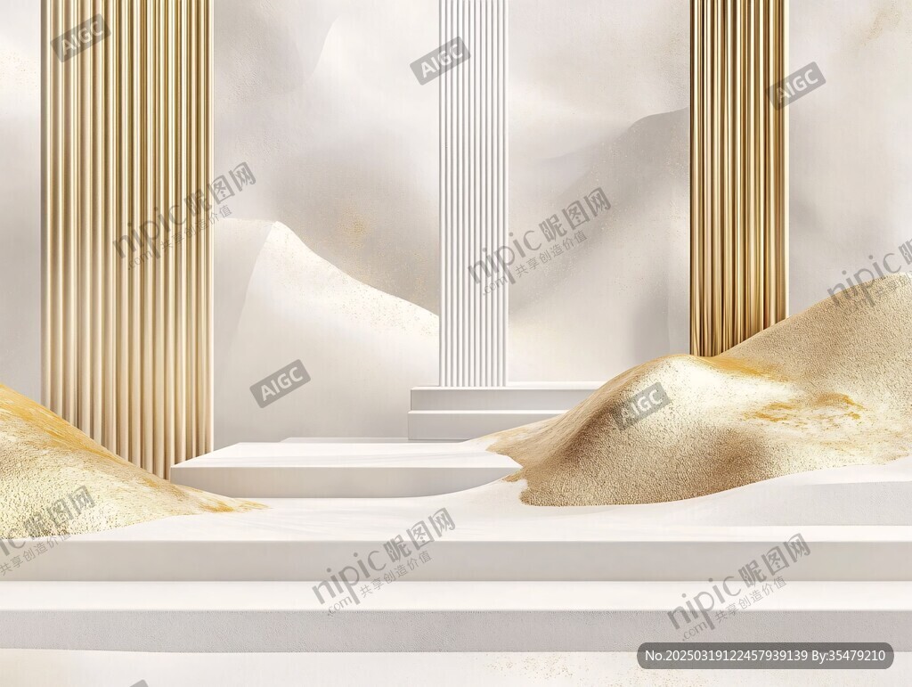 抽象的极简主义建筑