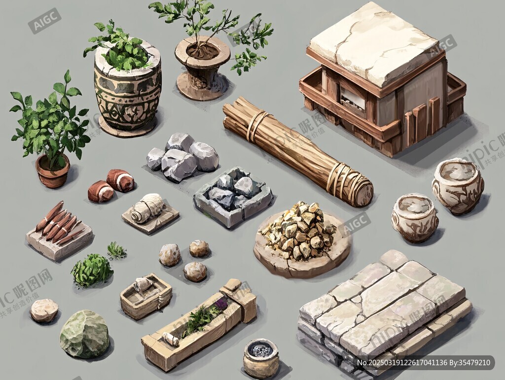 古代文明遗迹物品