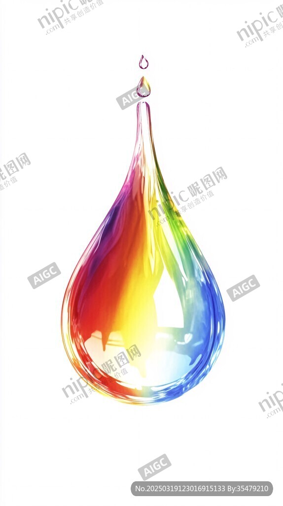 彩虹水滴的奥秘
