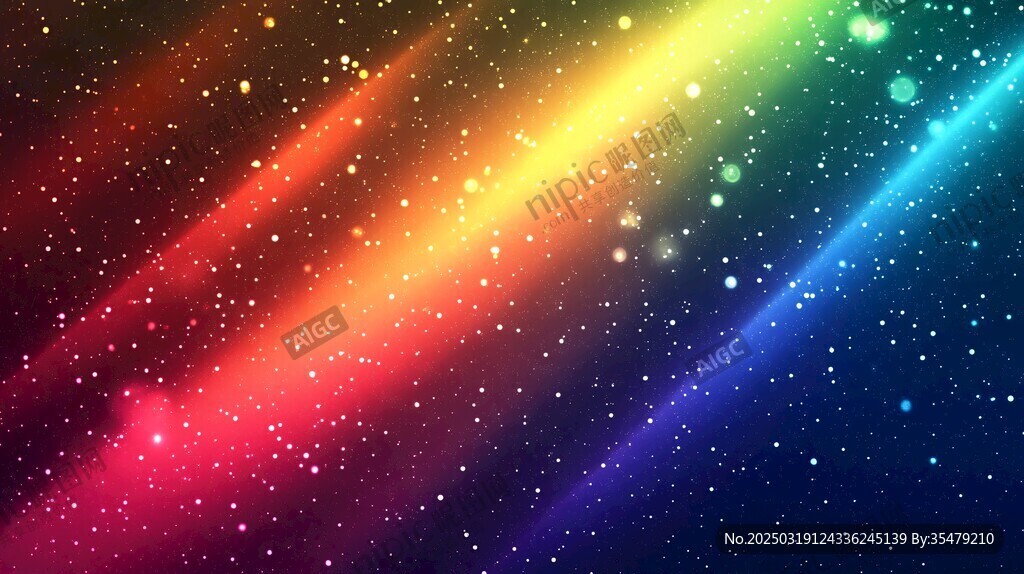 彩虹星空