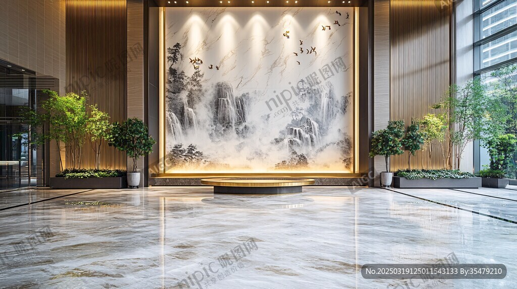 现代风格的大厅设计