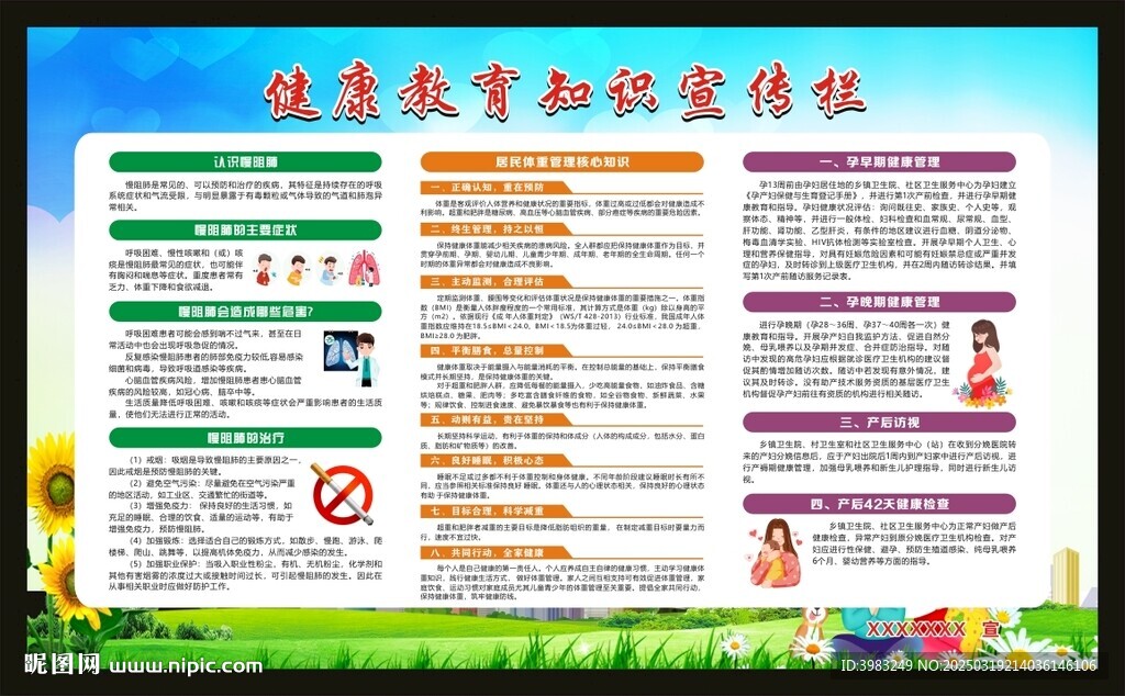 健康教育知识宣传栏