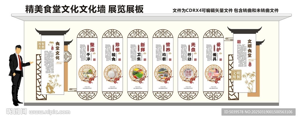 食堂文化墙