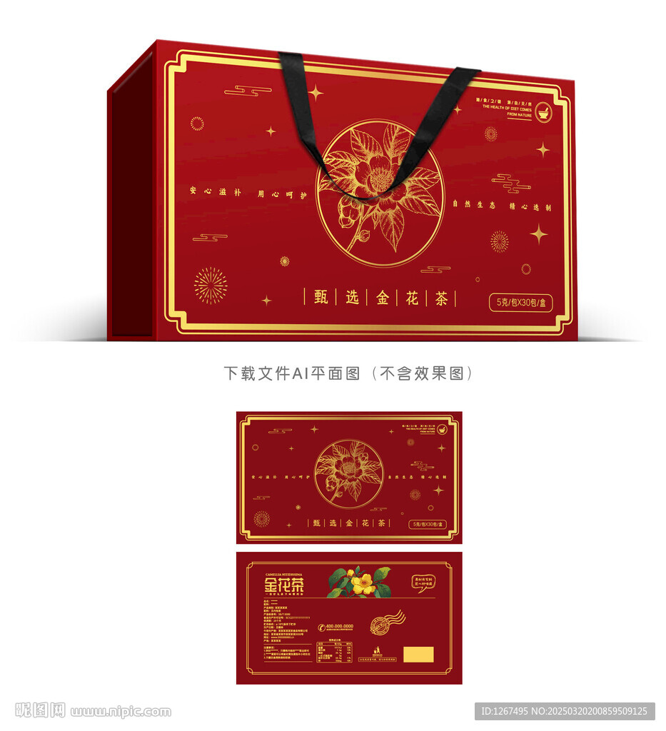 金花茶线稿
