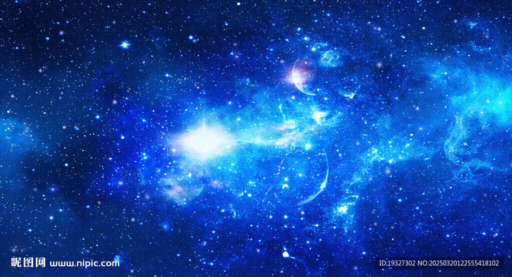 蓝色星空软膜天花 星空顶