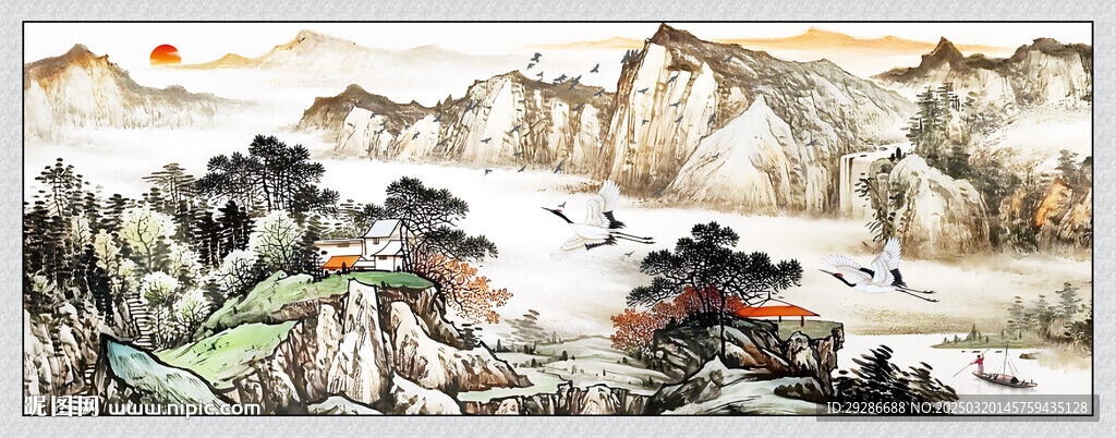 国画山水