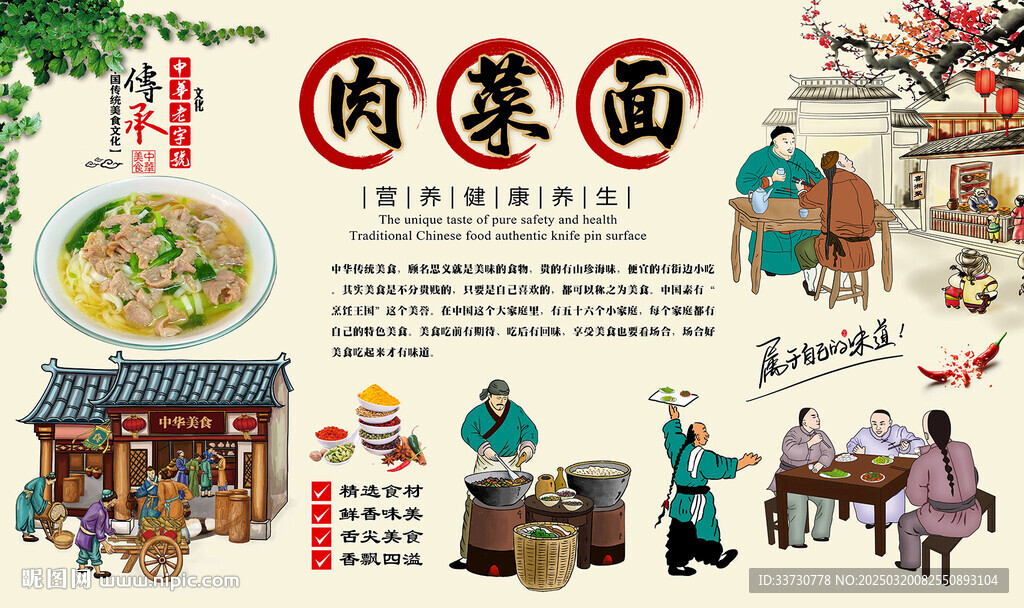 肉菜面