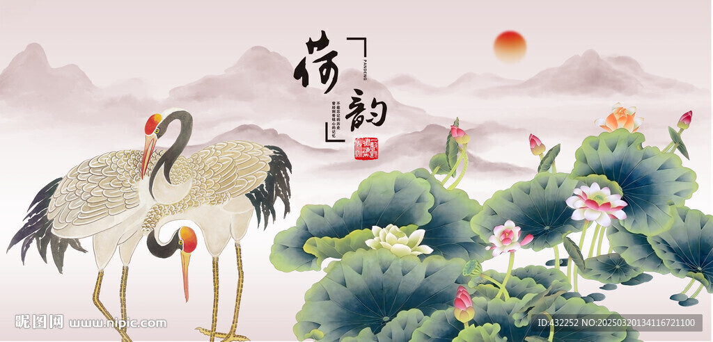 仙鹤白鹤