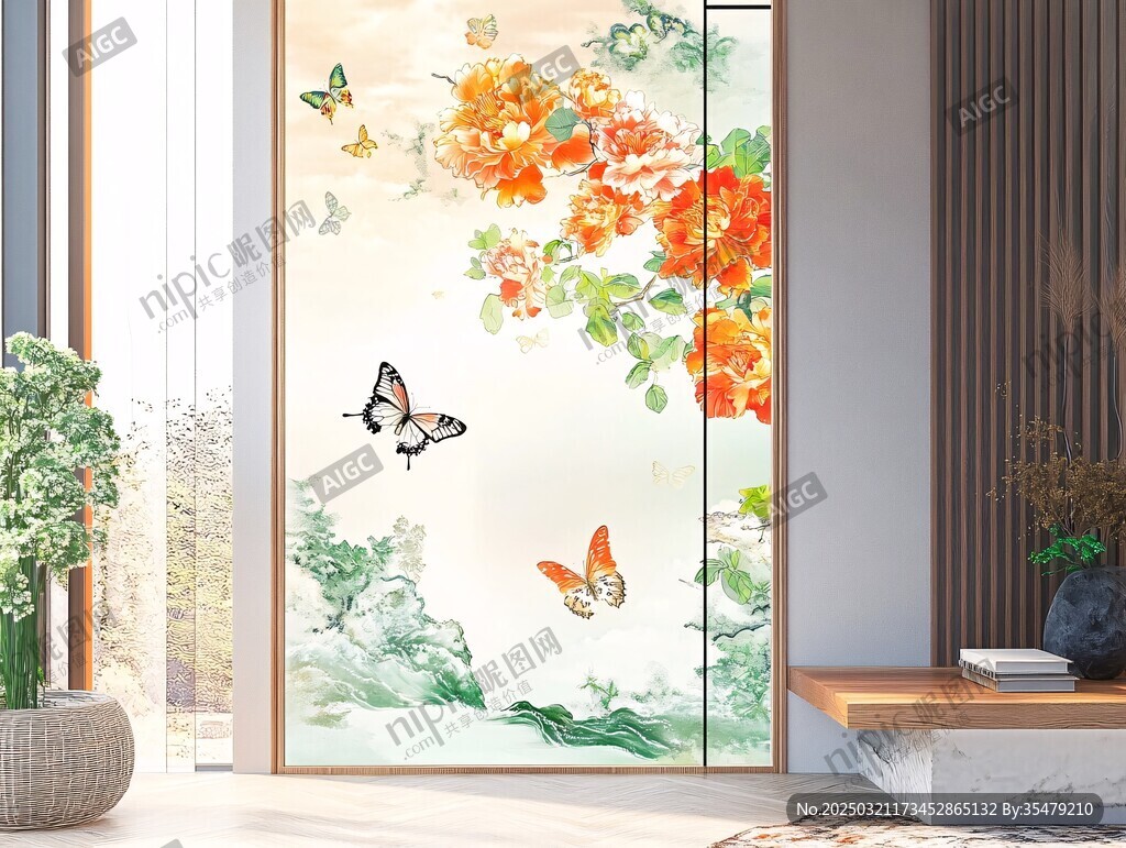 蝶舞花间