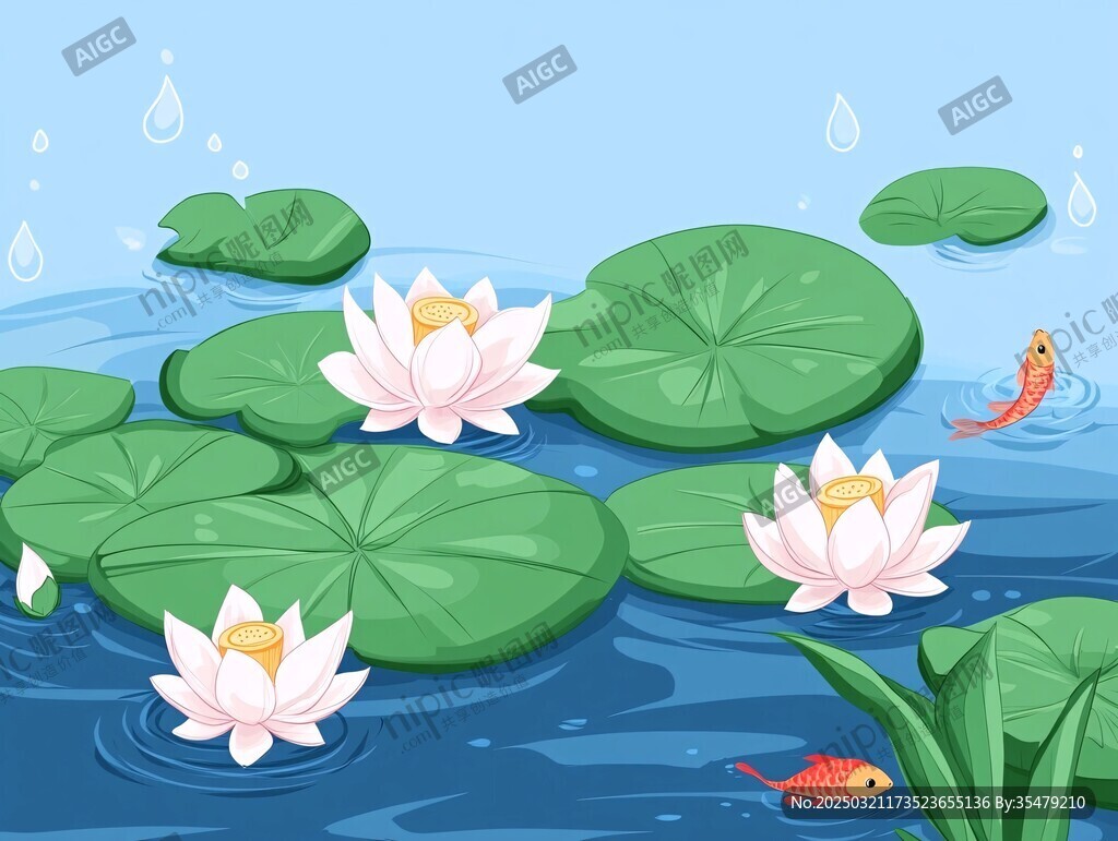 池塘的宁静
