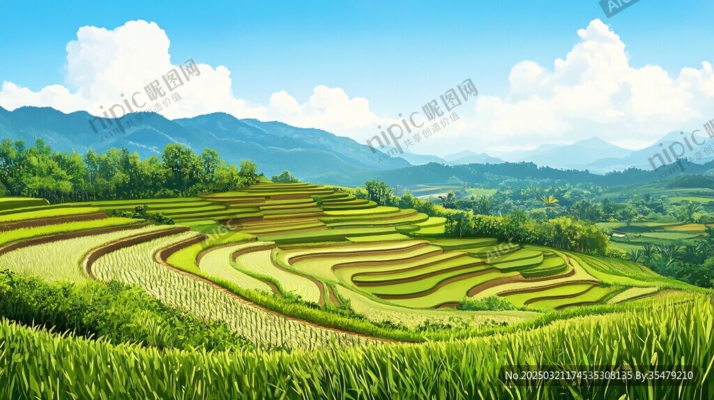 梯田风光