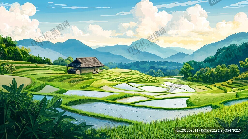 梯田风光