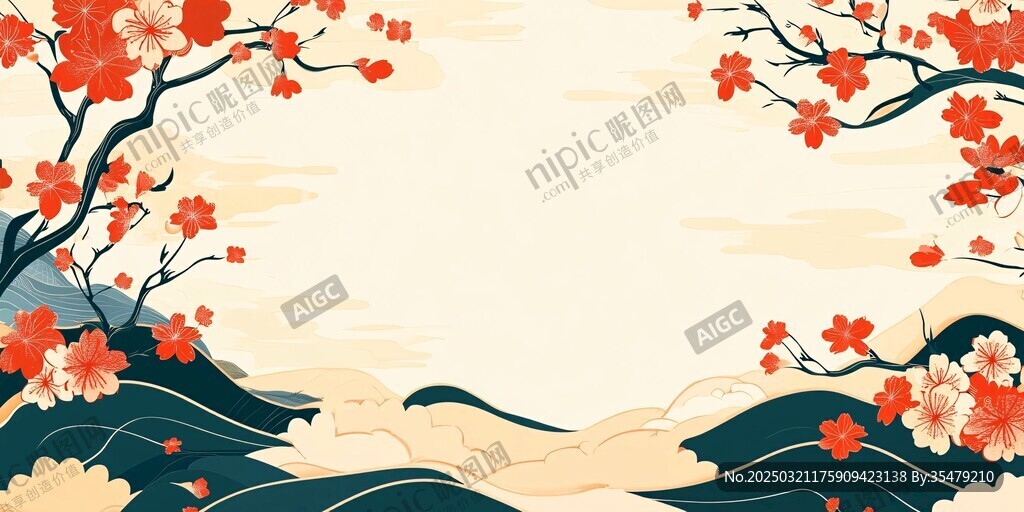 春日山水画意图