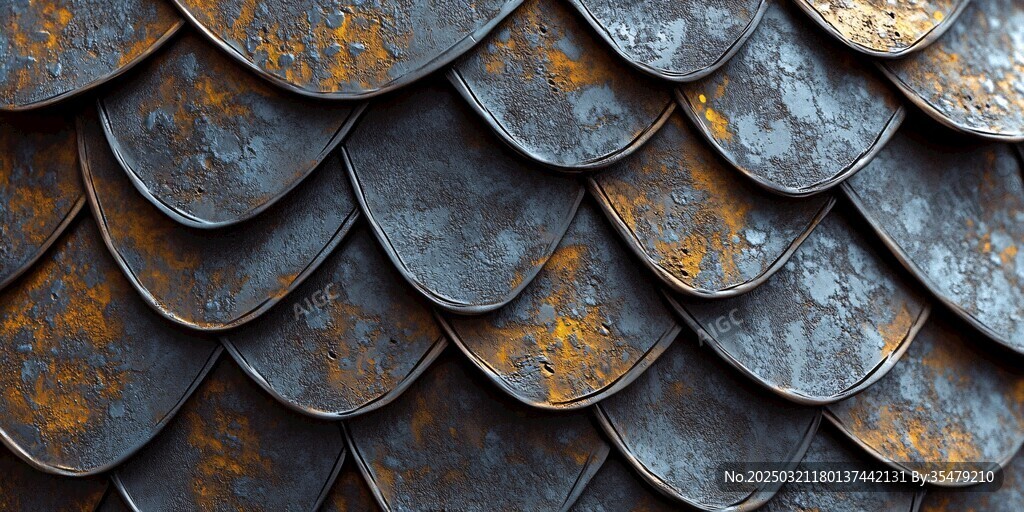 古老的金属鳞片