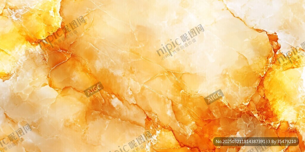 橙色大理石纹理背景