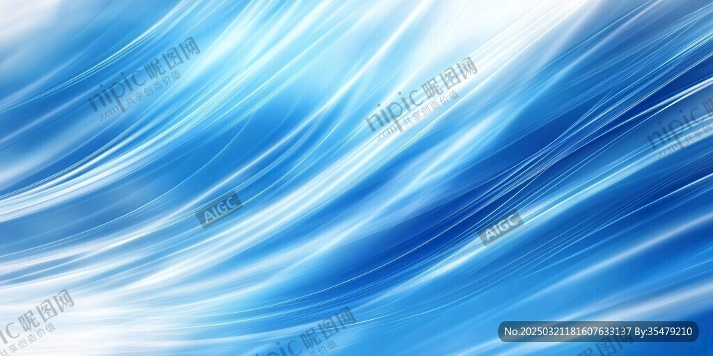 蓝色抽象流动
