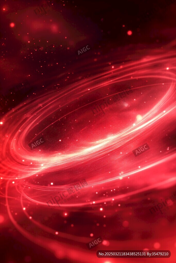红色宇宙漩涡