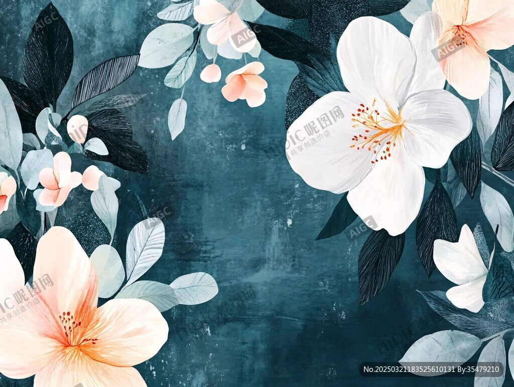 花卉艺术作品