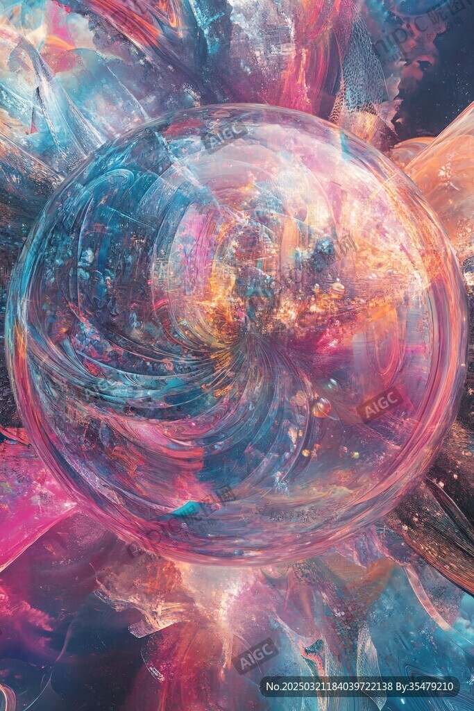 抽象的宇宙之舞