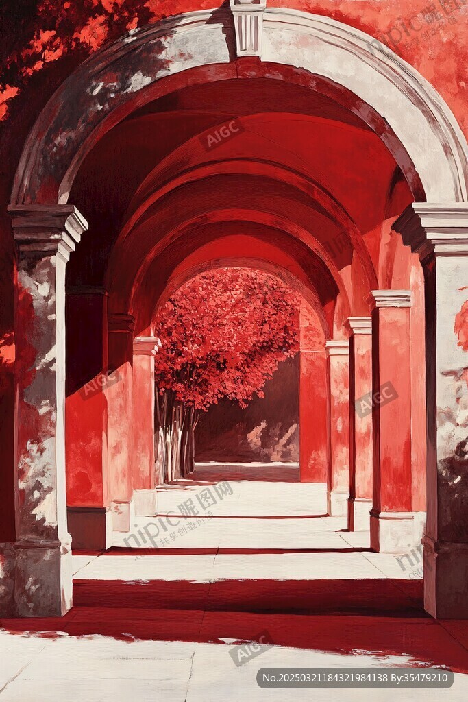 红色隧道