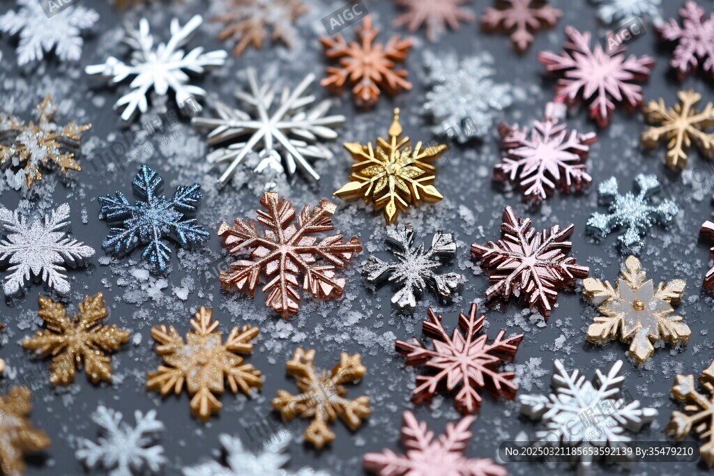 雪花装饰品