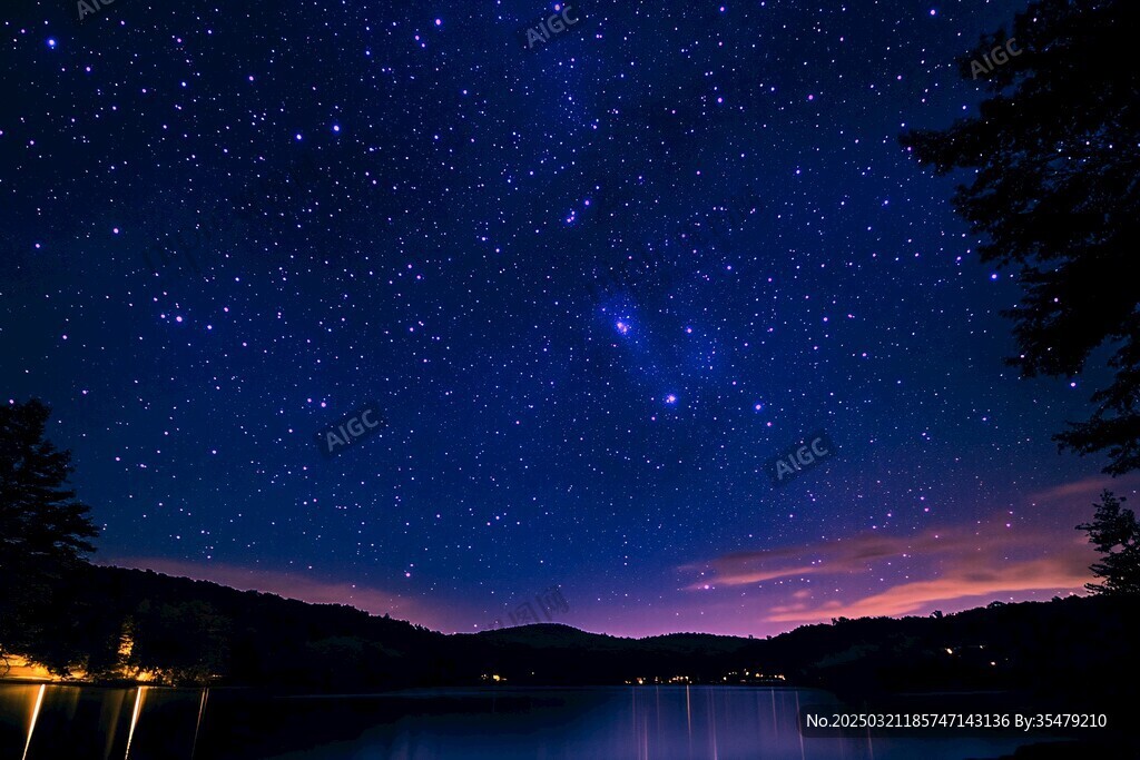 夜幕下的星空之旅