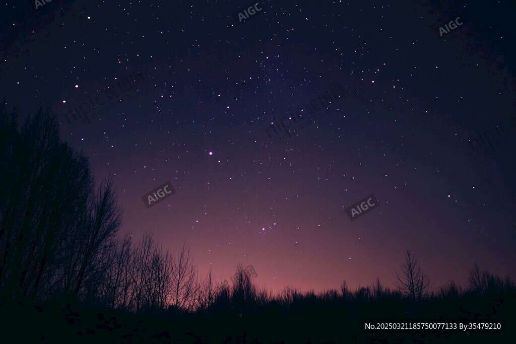 夜幕下的星空之谜