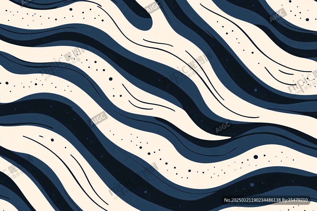 抽象波浪纹理
