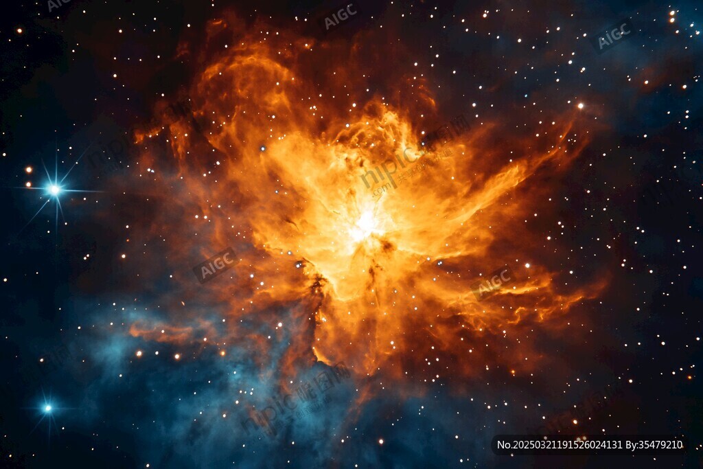 宇宙星云的壮丽景象