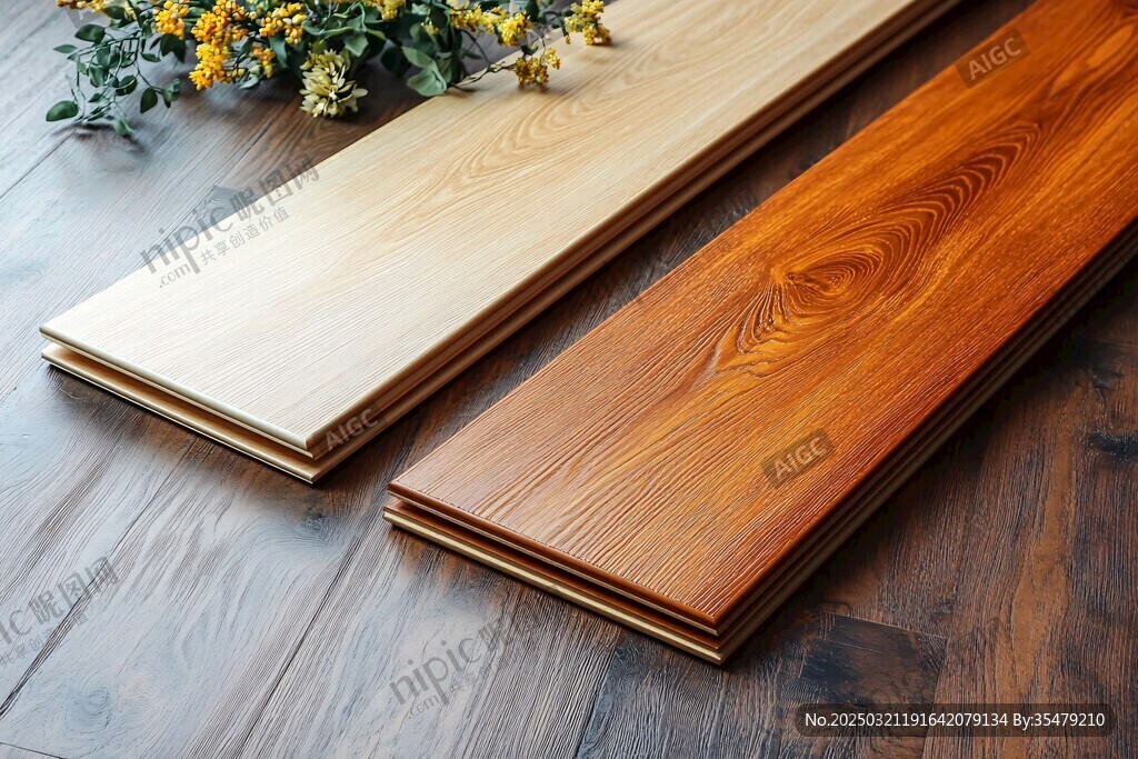 木地板样品对比