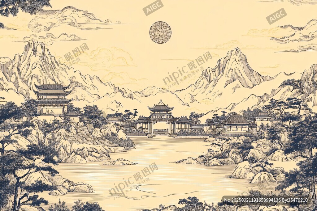 中国传统山水画