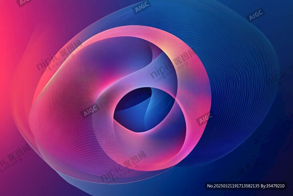 抽象的数字艺术作品