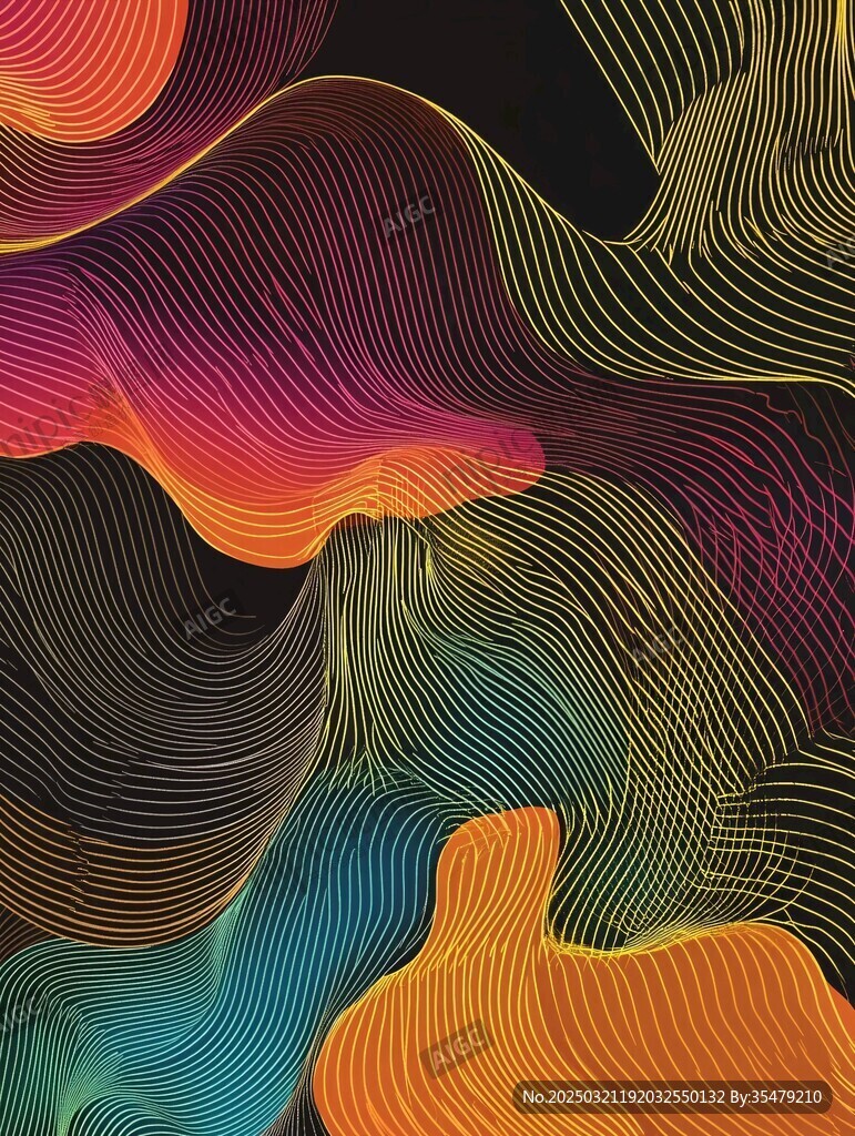 抽象线条艺术