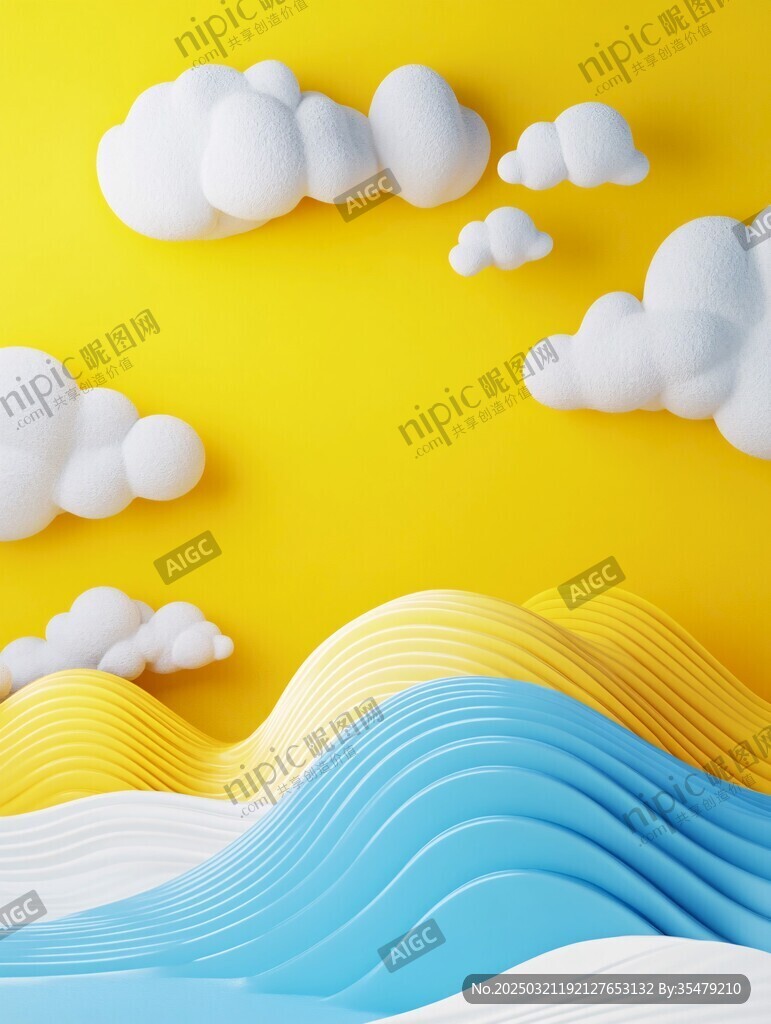 抽象的云海风景