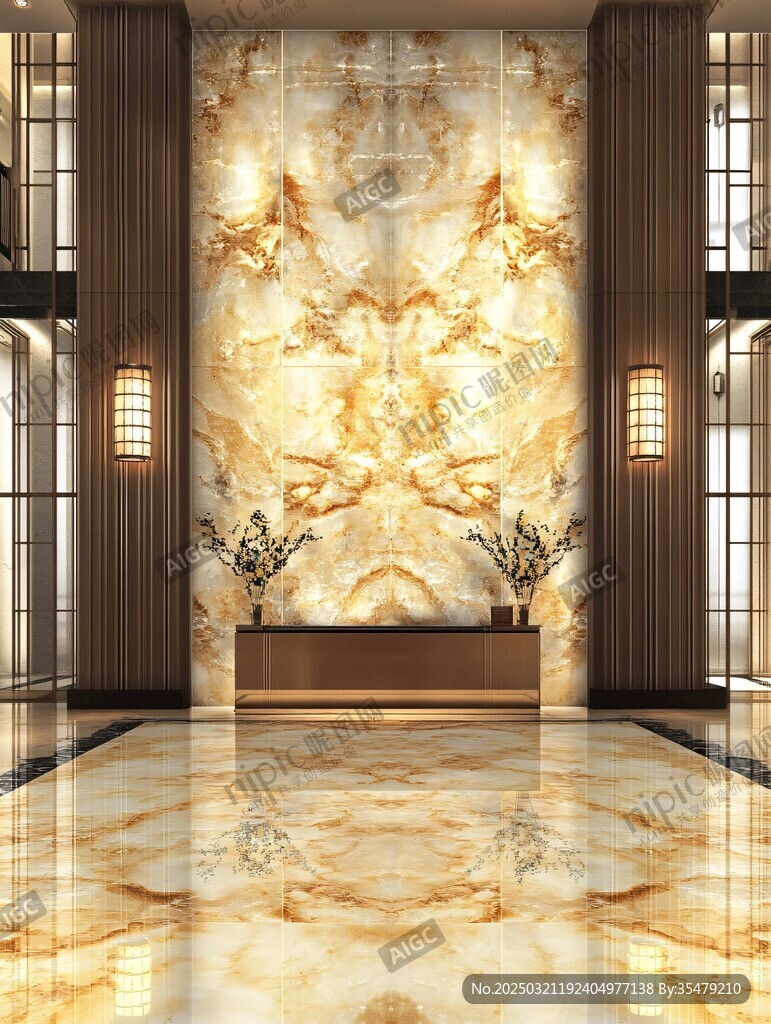 奢华大堂 marble装饰