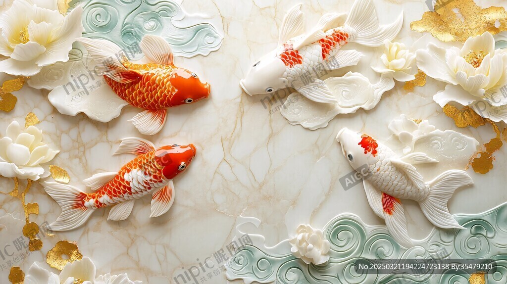 金鱼与莲花之舞