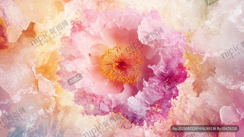 抽象花卉艺术