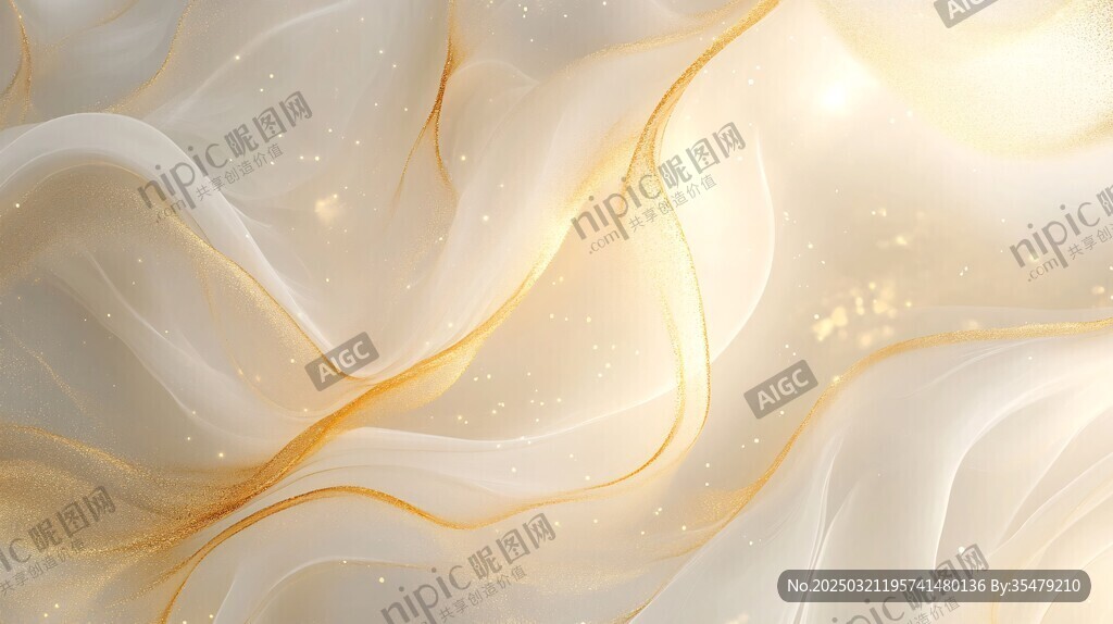 金色抽象画