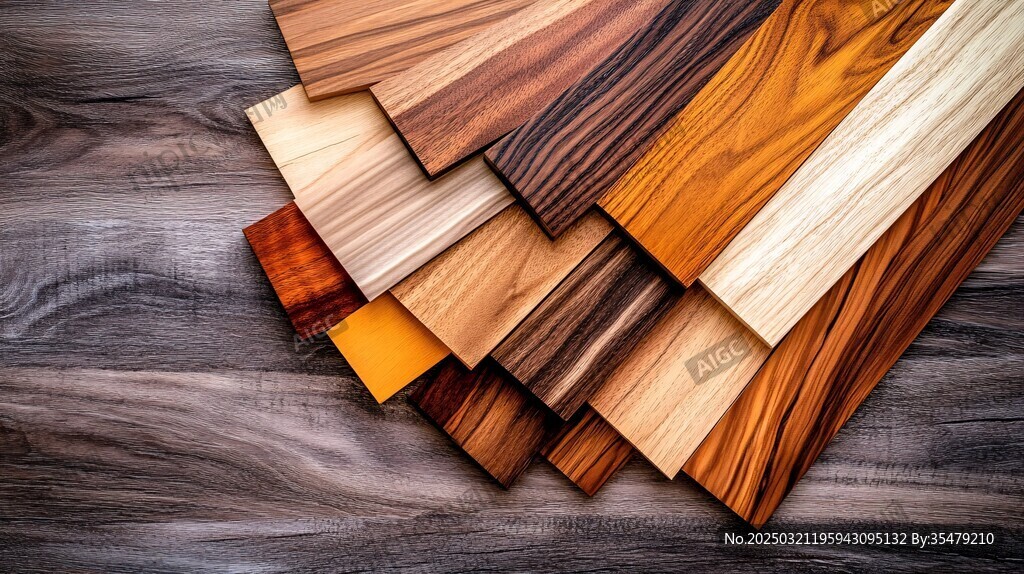 木地板样品展示