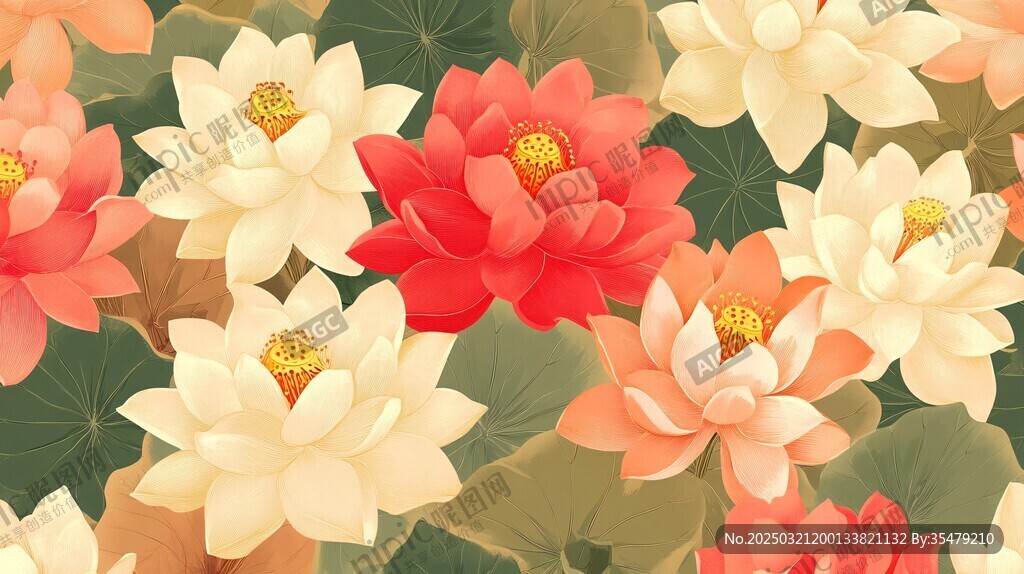 绚丽的莲花盛宴