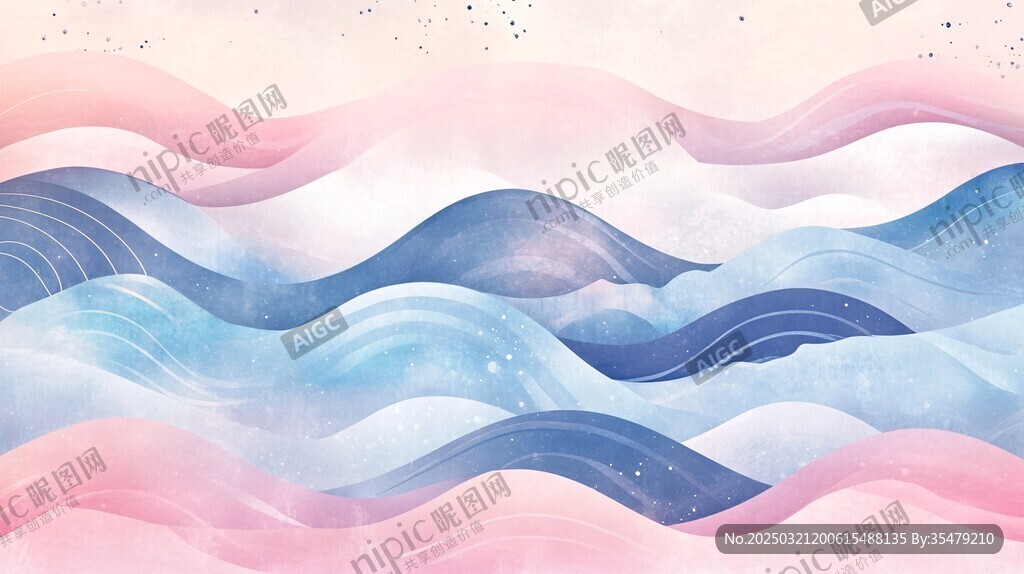 抽象山水画