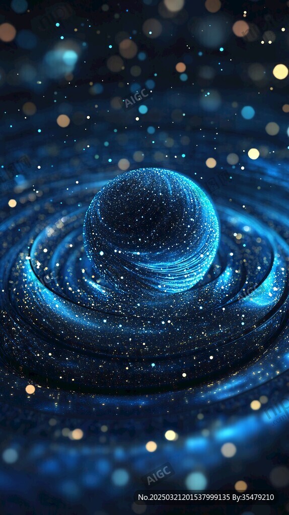 抽象的宇宙波动